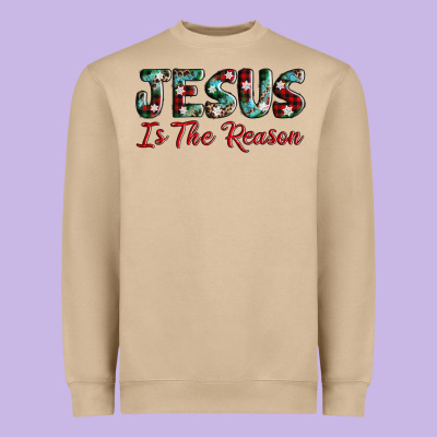 Jesus Is The Reason Heavyweight Sweatshirt Designed By Adodesignshop