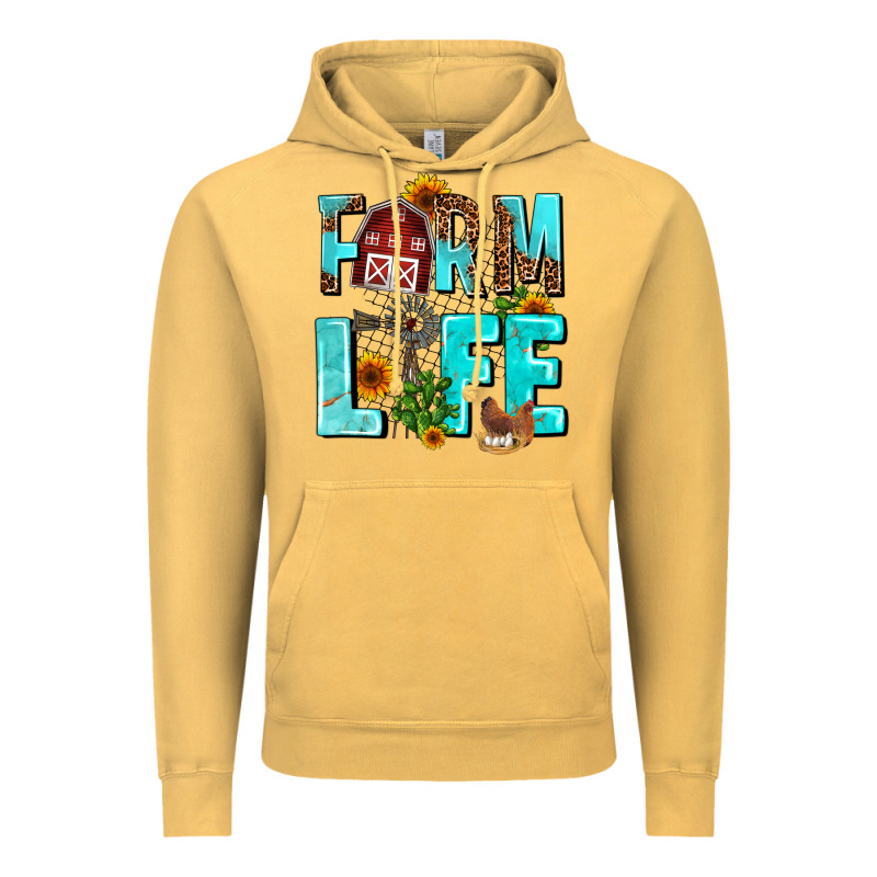 Farm Life Vintage Hoodie by AdoDesignShop | Teevron