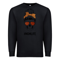 Black Glitter Western Patterned Mom Skull Premium Sweatshirt - Bettercallsaul