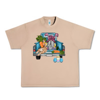 Burro easter truck with gnome and rabbit Urban Heavy Tee - AdoDesignShop