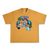 Peanut Butter easter truck with gnome and rabbit Urban Heavy Tee - AdoDesignShop