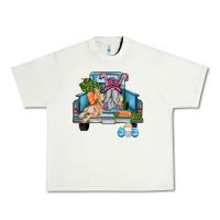 Easter Truck With Gnome And Rabbit Urban Heavy Tee | Teevron