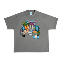 Tornado easter truck with gnome and rabbit Urban Heavy Tee - AdoDesignShop