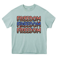 Arona freedom freedom freedom Heavy Core Tee - Zillion Design Studio