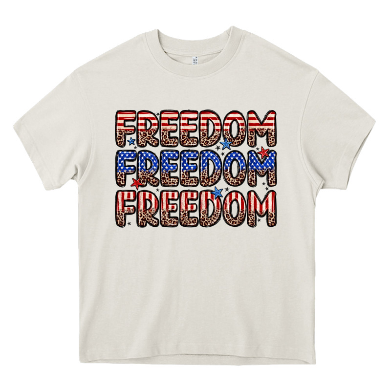 Freedom Freedom Freedom Heavy Core Tee by Zillion Design Studio | Teevron