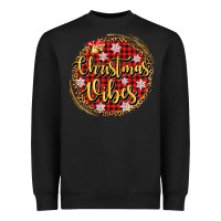 Black christmas vibes Heavyweight Sweatshirt - AdoDesignShop