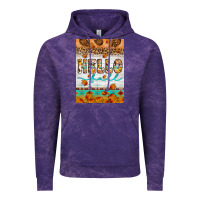 Cloud Purple Hello fall Vintage Hoodie - Artiststas