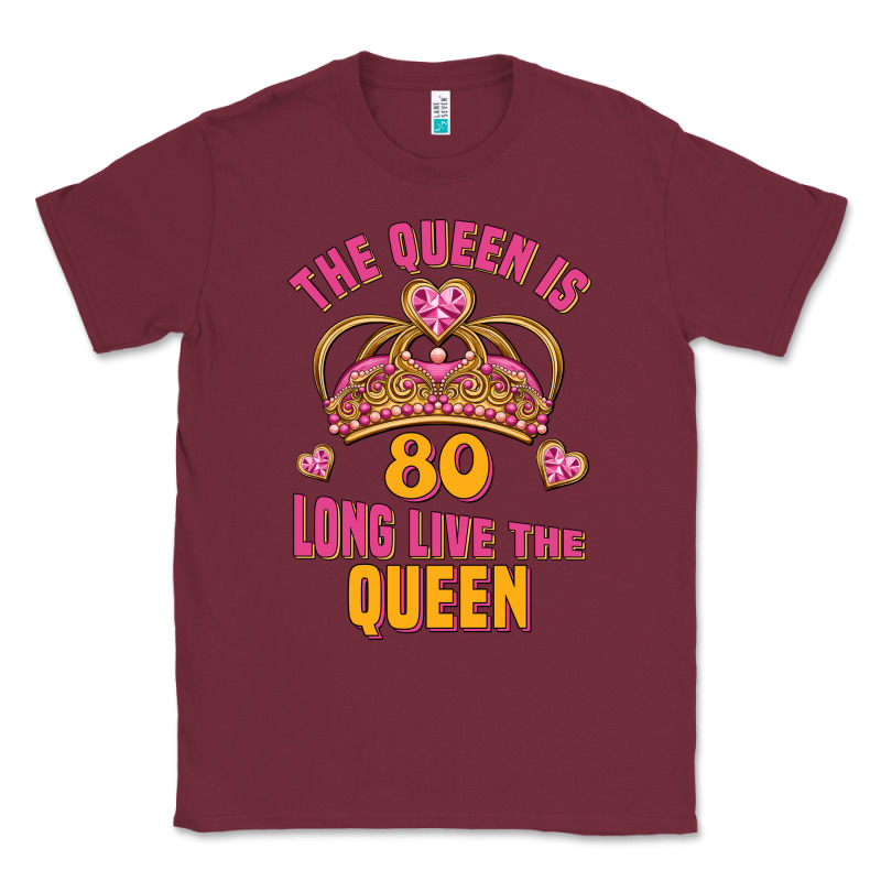 The Queen Is 80 Long Live The Queen Classic Tee by Jasminsmagicworld | Teevron