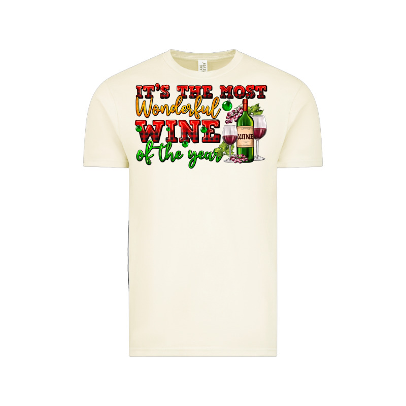 Its The Most Wonderful Wine Of The Year Vintage Tee by AdoDesignShop | Teevron