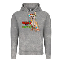 Cloud Rock merry and bright chihuahua Vintage Hoodie - RanaPortraitStore