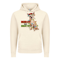 Vintage Artic merry and bright chihuahua Vintage Hoodie - RanaPortraitStore