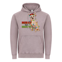 Vintage Zinc merry and bright chihuahua Vintage Hoodie - RanaPortraitStore