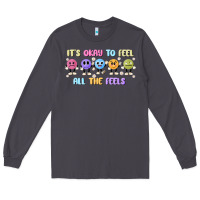 Smoke it's okay to feel all the feels Long Sleeve Tee - MaliasSmallBusiness