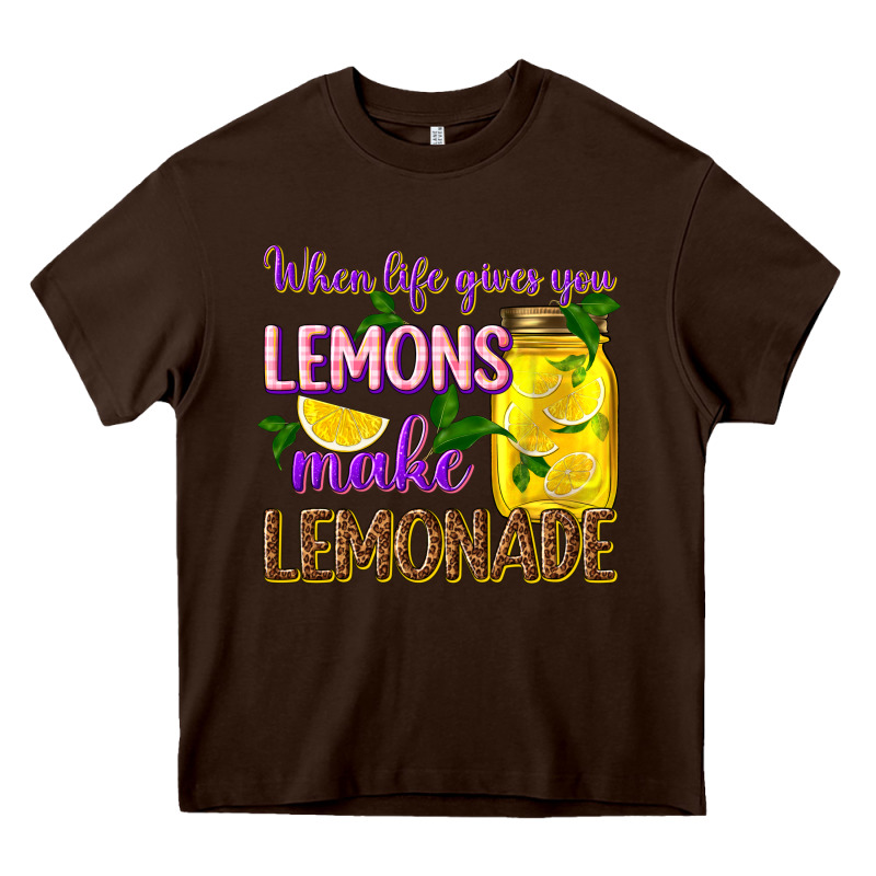 When Life Gives You Lemons Make Lemonade Heavy Core Tee by texasbilliewilder | Teevron