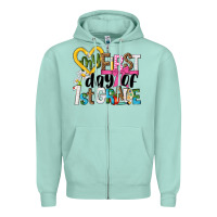 My First Day Of 1st Grade Zipper Hoodie | Teevron