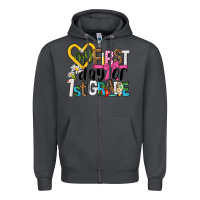 Smoke my first day of 1st grade Zipper Hoodie - NancyCooperArtShop