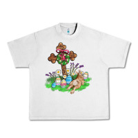 Religious Easter Bunny Cross Urban Heavy Tee | Teevron