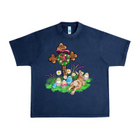 Navy religious easter bunny cross Urban Heavy Tee - AdoDesignShop