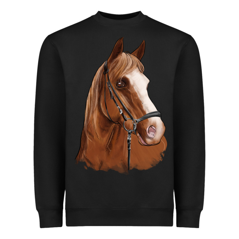 Horse Portrait Heavyweight Sweatshirt by Artiststas | Teevron