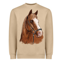 Mushroom horse portrait Heavyweight Sweatshirt - Artiststas
