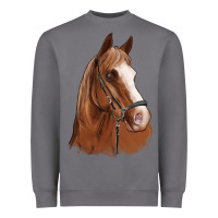Storm horse portrait Heavyweight Sweatshirt - Artiststas