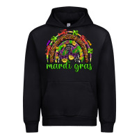 Black Mardi Gras rainbow and masks Urban Hoodie - HowdyJamesFarm