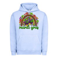Pigment Grape Ice Mardi Gras rainbow and masks Urban Hoodie - HowdyJamesFarm