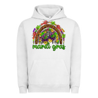 Pigment Lunar Rock Mardi Gras rainbow and masks Urban Hoodie - HowdyJamesFarm