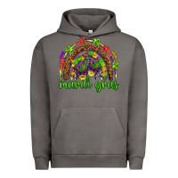 Pigment Tornado Mardi Gras rainbow and masks Urban Hoodie - HowdyJamesFarm