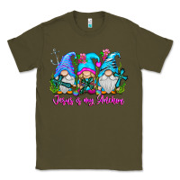 Army Green Jesus Is My Anchor Classic Tee - CowhideDigitalArt