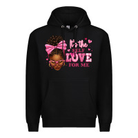 Black it's the self love for me afro woman Premium Hoodie - texasbilliewilder