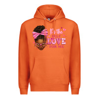 Carrot it's the self love for me afro woman Premium Hoodie - texasbilliewilder