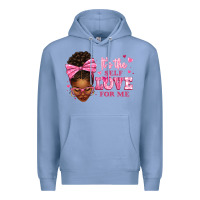 Colony Blue it's the self love for me afro woman Premium Hoodie - texasbilliewilder