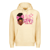 Pina Colada it's the self love for me afro woman Premium Hoodie - texasbilliewilder