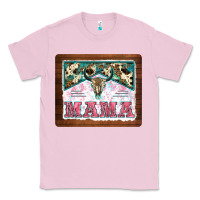 Bubblegum Pink western bull skull mama mousepad Classic Tee - BarkalooDesign