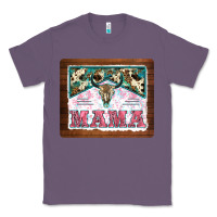 Lavender western bull skull mama mousepad Classic Tee - BarkalooDesign