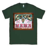 Sports Green western bull skull mama mousepad Classic Tee - BarkalooDesign