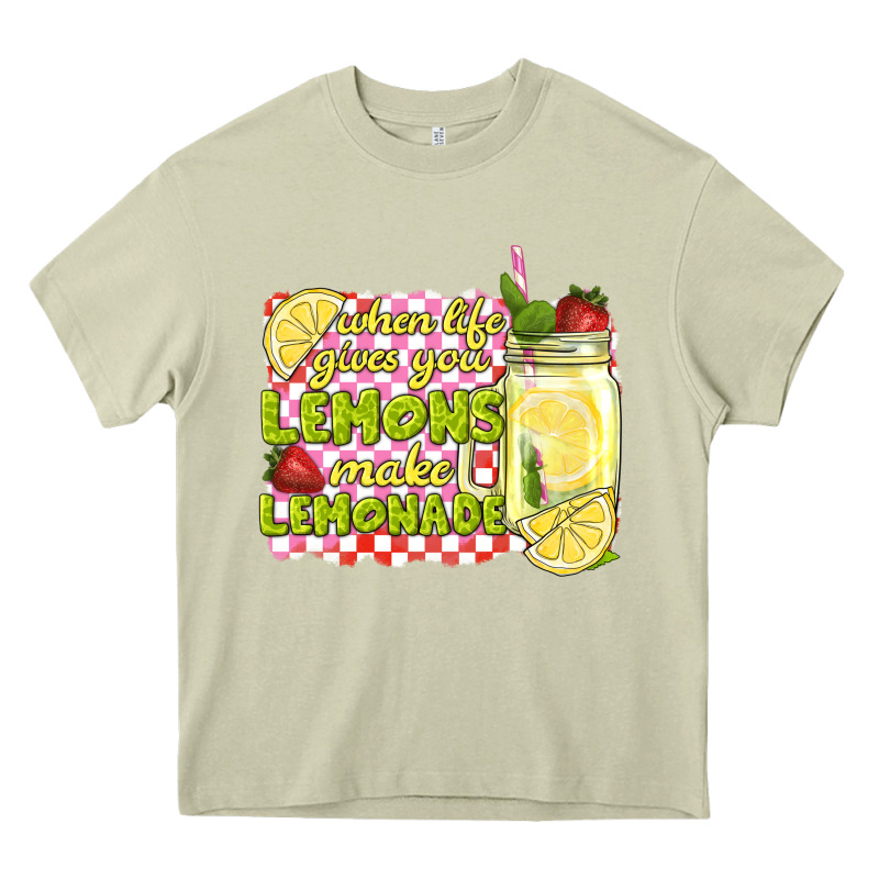When Life Gives You Lemons Make Lemonade Heavy Core Tee by texasbilliewilder | Teevron
