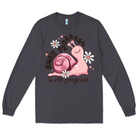 Smoke snail progress is stil progress Long Sleeve Tee - MaliasSmallBusiness