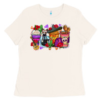 Bone day of the dead coffee cups Ladies Tee - Zillion Design Studio