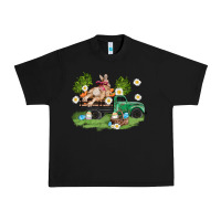 Black easter truck with bunny Urban Heavy Tee - AdoDesignShop