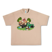 Burro easter truck with bunny Urban Heavy Tee - AdoDesignShop