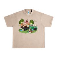 French Oak easter truck with bunny Urban Heavy Tee - AdoDesignShop