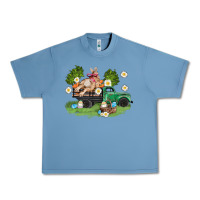 Pebble Blue easter truck with bunny Urban Heavy Tee - AdoDesignShop
