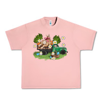 Salmon easter truck with bunny Urban Heavy Tee - AdoDesignShop