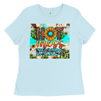 Baby Blue hot mess express Ladies Tee - JahusDesignShop