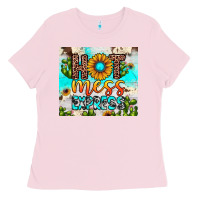Bubblegum Pink hot mess express Ladies Tee - JahusDesignShop
