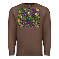 Chestnut mardi gras fleur de lis Premium Sweatshirt - RanaPortraitStore