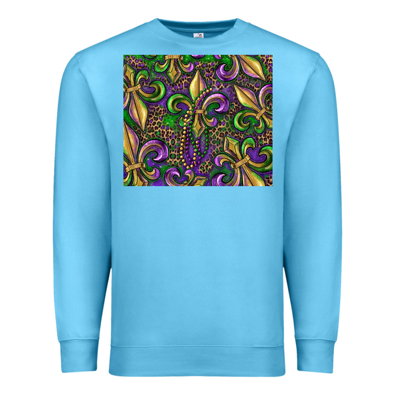 Mardi Gras Fleur De Lis Premium Sweatshirt by RanaPortraitStore | Teevron