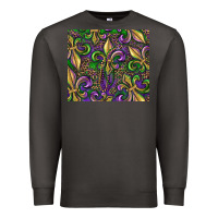 Smoke mardi gras fleur de lis Premium Sweatshirt - RanaPortraitStore